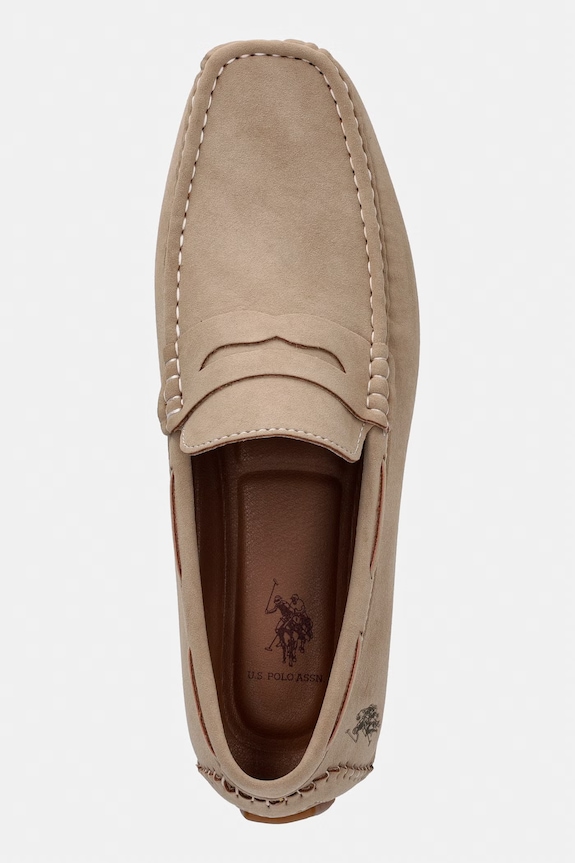 U.S. Polo Assn. mokasíny pánske HUAN001A béžová HUAN001M.6H1