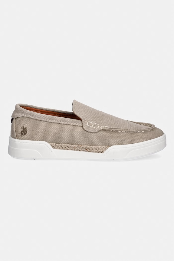 U.S. Polo Assn. mocasini pentru bărbați ALONSO001A ALONSO001M.6C1 bej SS26