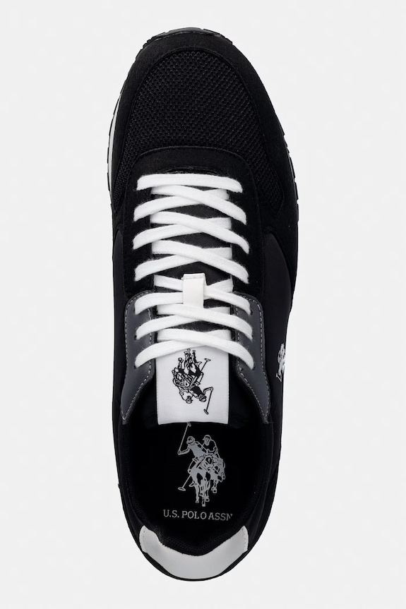U.S. Polo Assn. sneakersy męskie czarny DENI003M.6TH1