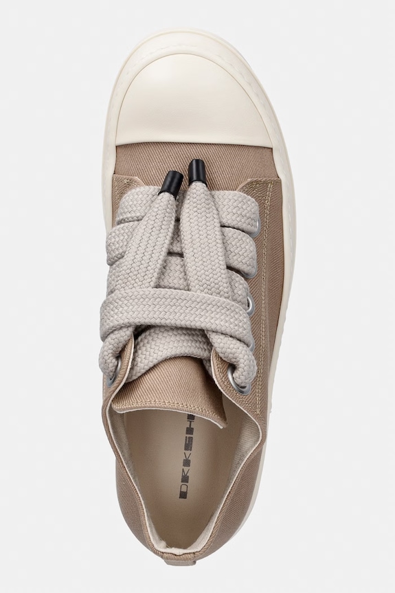 Rick Owens DRKSHDW Jumbolace Low tenisky pánske béžová DU01F4819.DOW2
