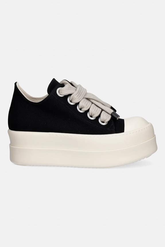 Rick Owens DRKSHDW Mega Bumper Jumbolace Low ниски кецове мъжки DU01F4851.DOW2 черен SS26