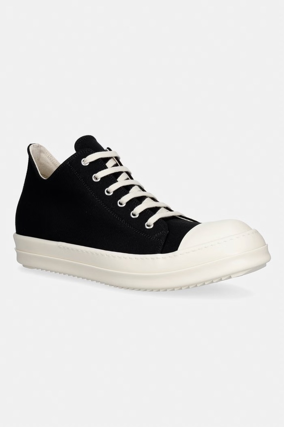 Rick Owens DRKSHDW tenisówki Denim Low niska czarny DU01F4802.DO