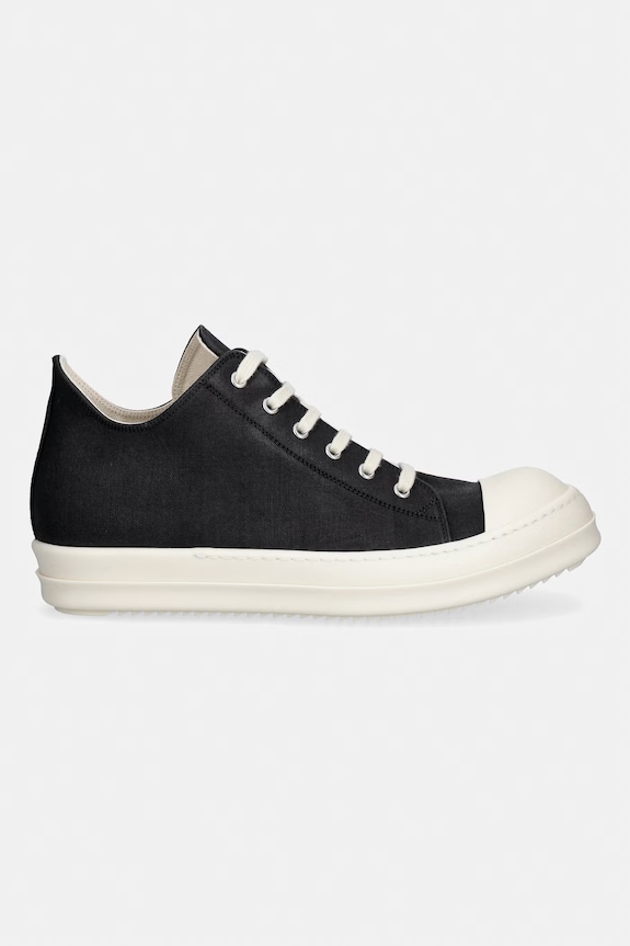 Rick Owens DRKSHDW Denim Low teniși pentru bărbați DU01F4802.DBK negru SS26