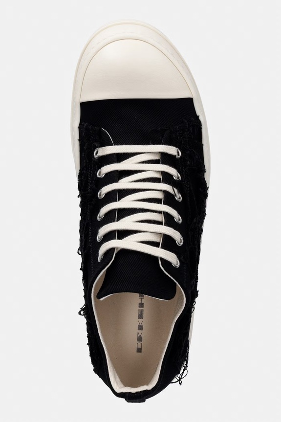Rick Owens DRKSHDW Denim Low ниски кецове мъжки черен DU01F4802.SLASH