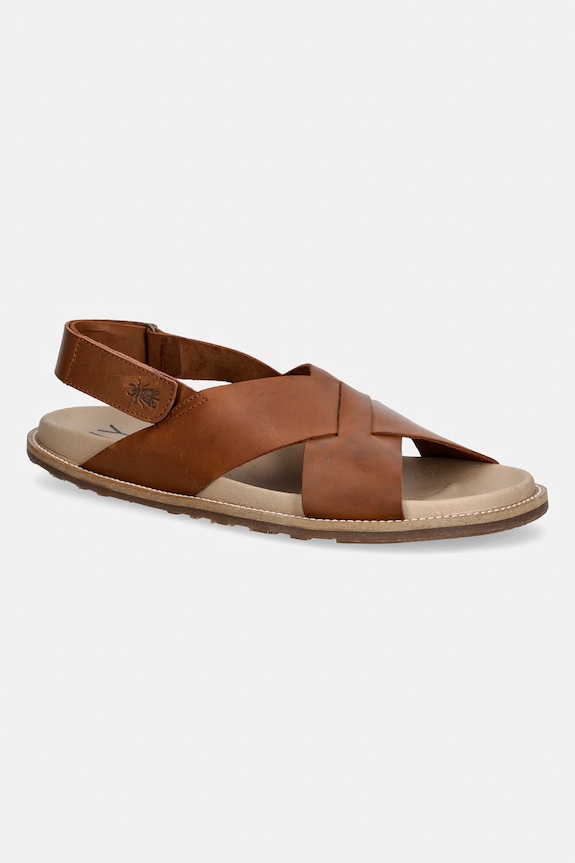 Fly London sandale de piele MARM391FLY maro P145391002