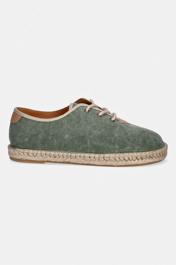 Fly London espadrilky pánske OBAN578FLY P801578001 zelená SS26