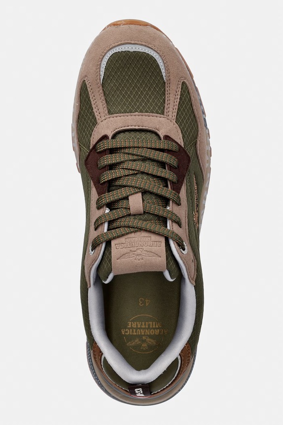 Tenisky Aeronautica Militare SNEAKERS zelená 261SC0276UCT04327.07258