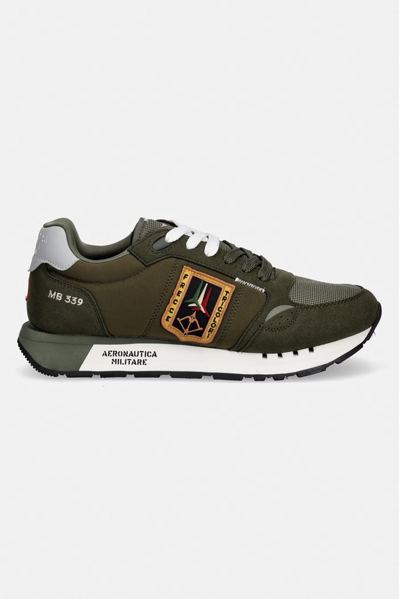 Tenisky Aeronautica Militare SNEAKERS 261SC0292UCT03331.07301 zelená SS26
