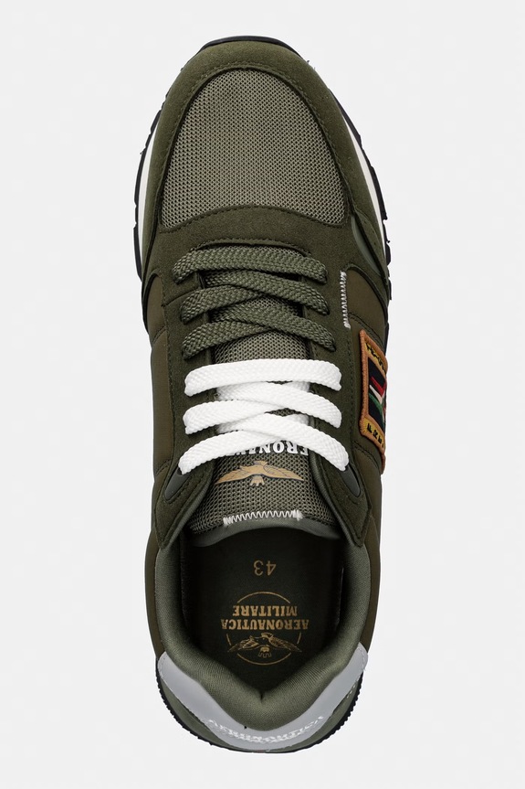 Tenisky Aeronautica Militare SNEAKERS zelená 261SC0292UCT03331.07301