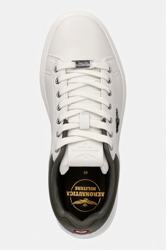 Tenisky Aeronautica Militare SNEAKERS biela 261SC0307UCT03591.94384