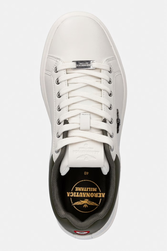 Tenisky Aeronautica Militare SNEAKERS biela 261SC0307UCT03591.94384