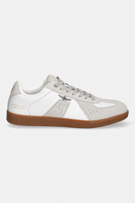 Kožené tenisky Aeronautica Militare SNEAKERS 261SC0315UPL00244.73062 béžová SS26