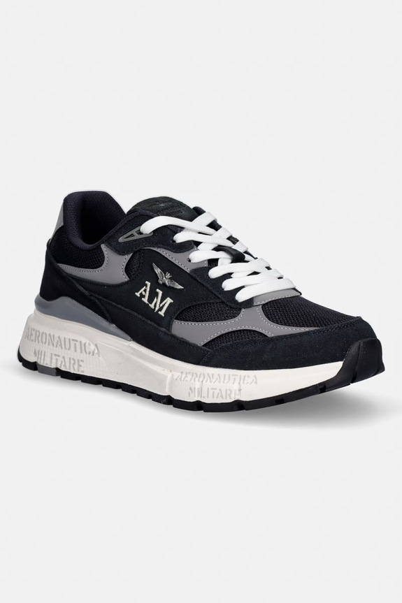 Tenisice Aeronautica Militare SNEAKERS tekstil siva 261SC0318UCT04248.08184