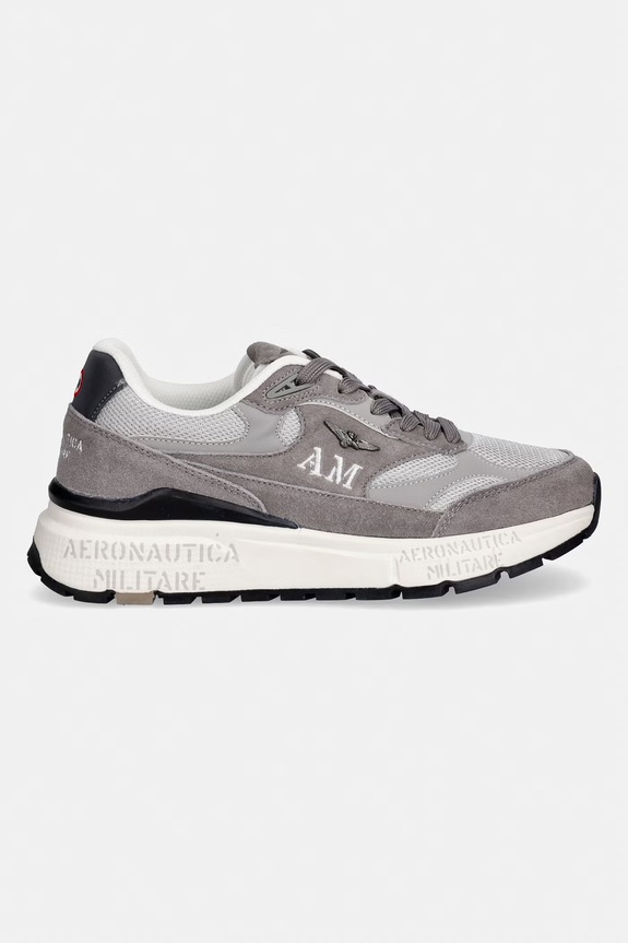 Tenisky Aeronautica Militare SNEAKERS 261SC0318UCT04248.34353 šedá SS26