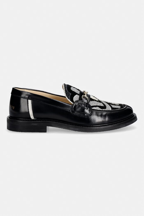 Filling Pieces mokasyny skórzane Loafer Gowtu 112411303167.133 czarny SS26