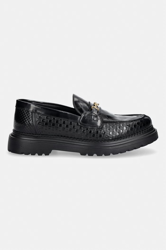 Filling Pieces Loafer Graved mocasini pentru bărbați din piele 112611303311.130 negru SS26