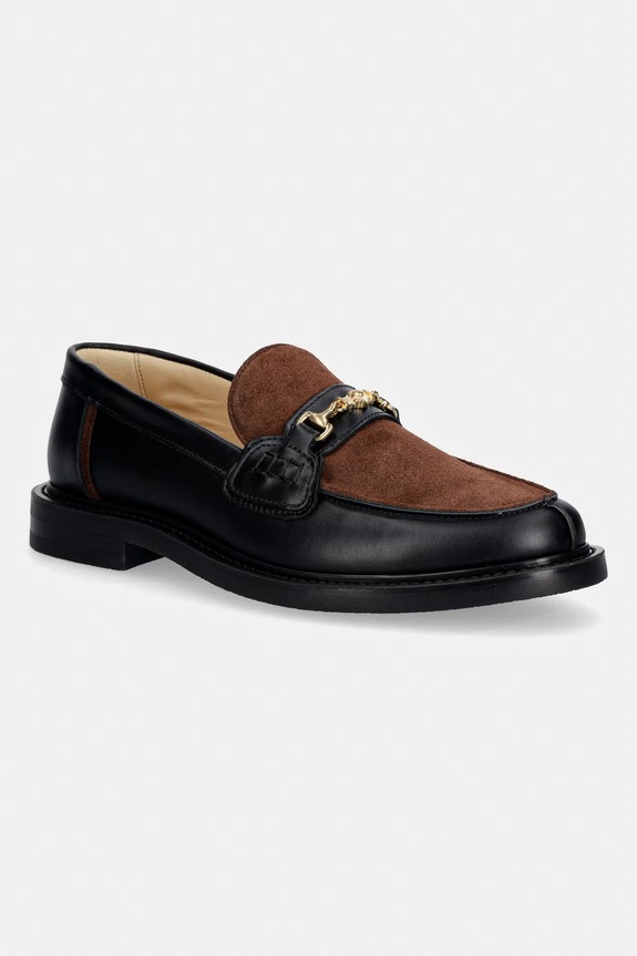 Filling Pieces mokasyny skórzane Loafer Hazy casual brązowy 112611303315.250