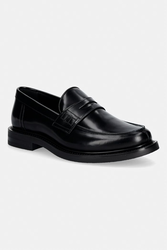 Filling Pieces mokasyny skórzane Loafer Polido Minimum casual czarny 112511303182.130