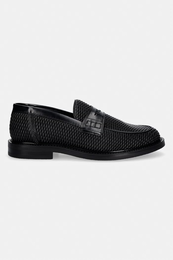 Filling Pieces pánske kožené mokasíny Loafer Reed 122511303202.130 čierna SS26