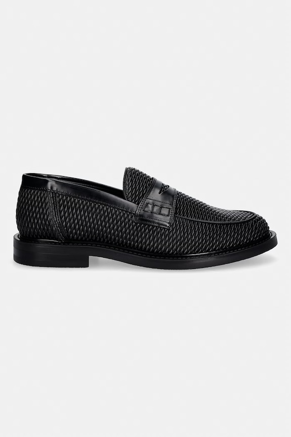 Filling Pieces pánske kožené mokasíny Loafer Reed 122511303202.130 čierna SS26