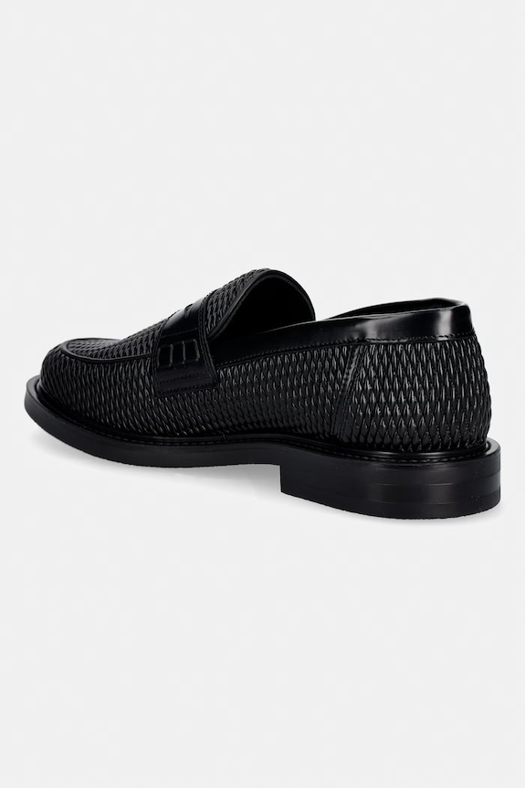 Obuv Filling Pieces pánske kožené mokasíny Loafer Reed 122511303202.130 čierna