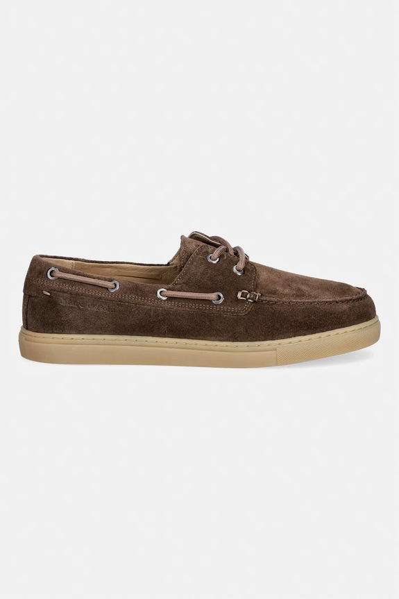 Marc O'Polo mocasini pentru bărbați, din piele întoarsă Karo 1B 60229253101325 maro SS26