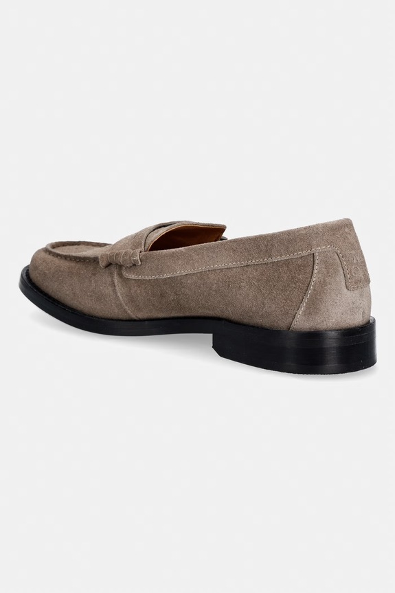 Încălțăminte Marc O'Polo mocasini pentru bărbați, din piele întoarsă Michael 1B 60229243201325 bej