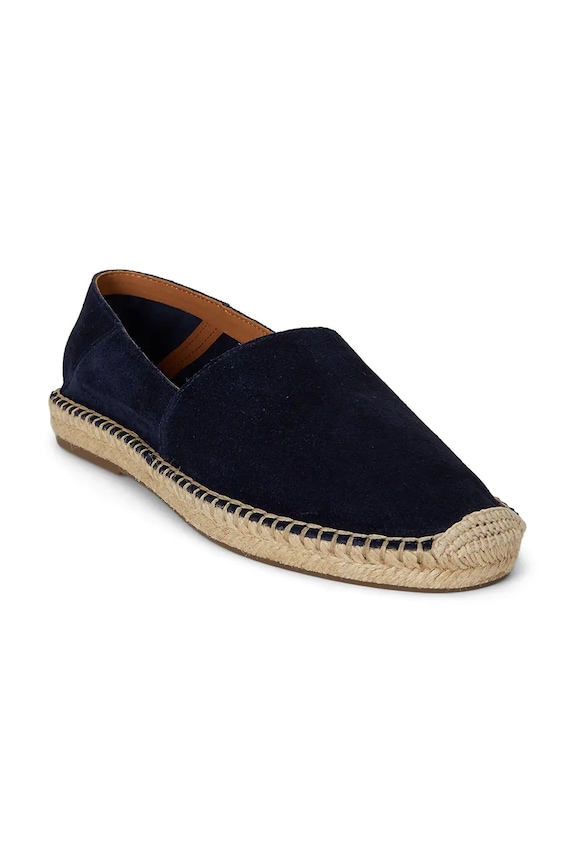 Polo Ralph Lauren SUEDE-CEVIO эспадрильи для мужчин кожаные 803P07638002 голубой SS26