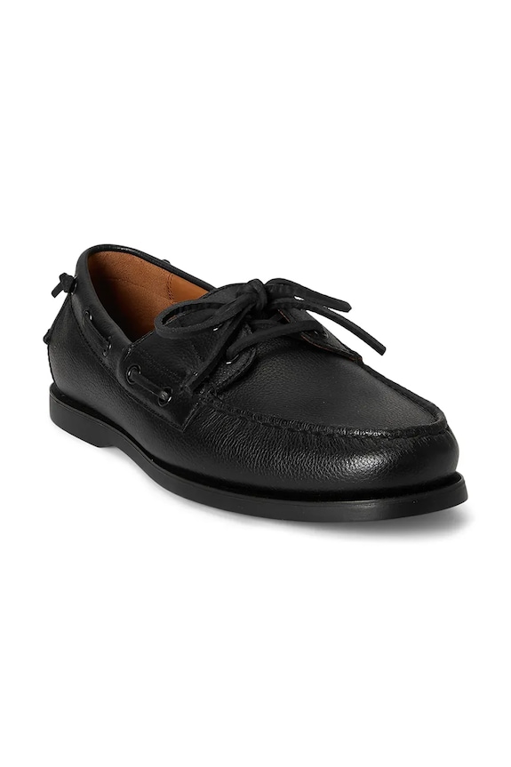 Polo Ralph Lauren LEATHER-MERTON mokasyny męskie skórzane 803P07643001 czarny SS26