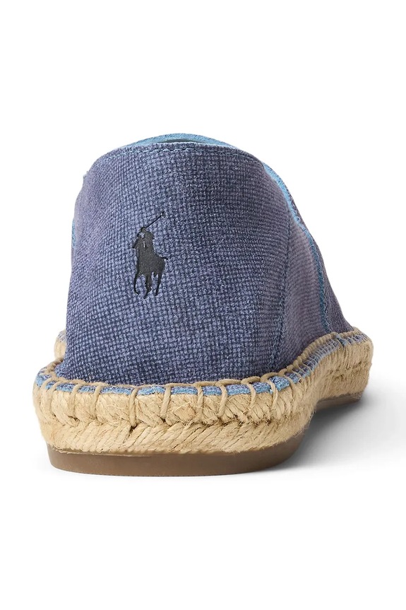 Shoes Polo Ralph Lauren leather sneakers DENIM LEATHER-CEVIO 803P07639003 blue