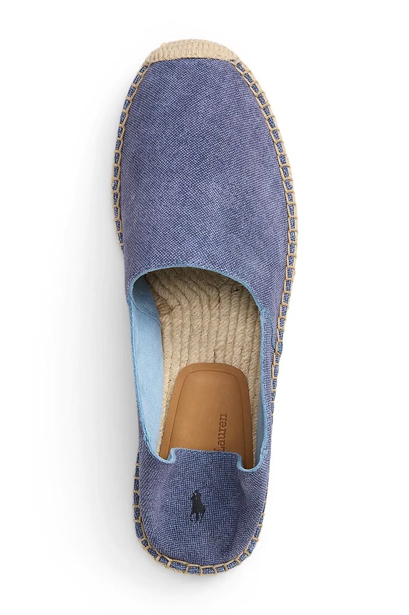 Polo Ralph Lauren leather sneakers DENIM LEATHER-CEVIO 803P07639003 blue