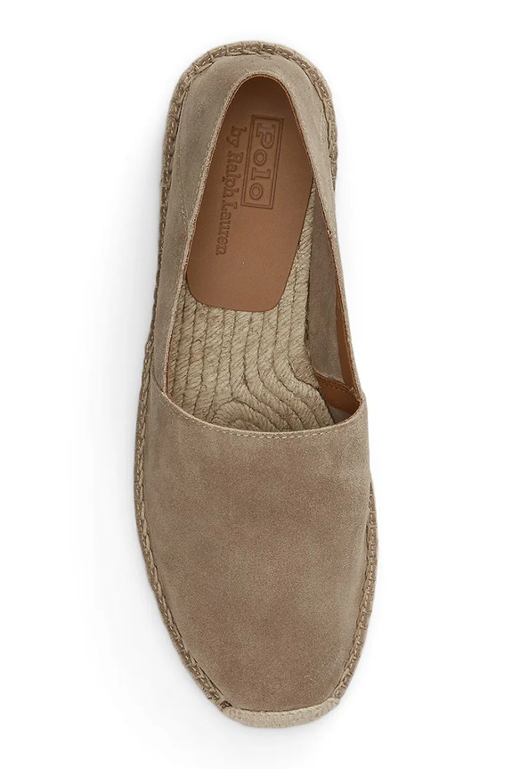Взуття Polo Ralph Lauren SUEDE-CEVIO еспадрильї чоловічі шкіряні 803P07638003 коричневий