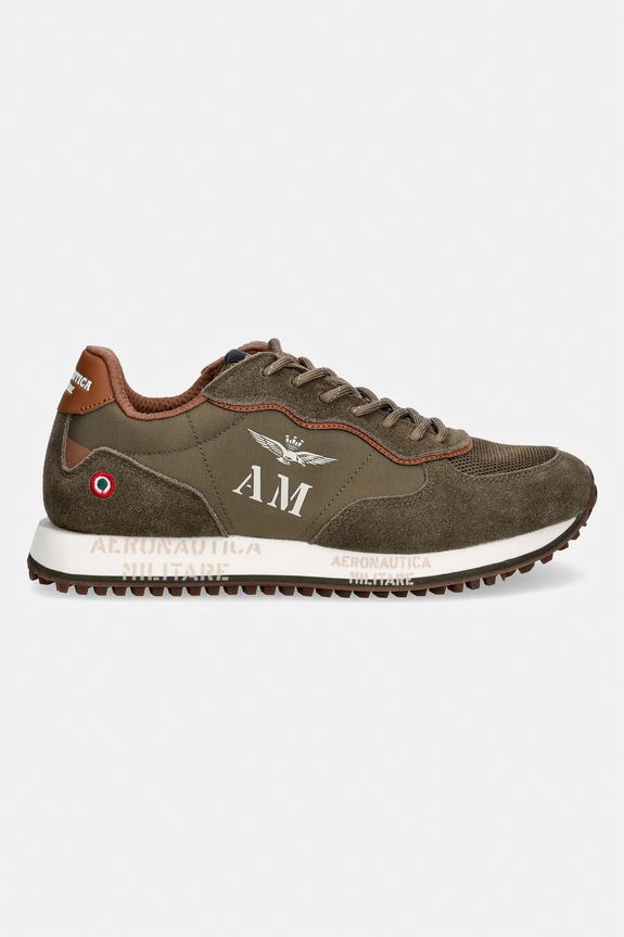 Tenisky Aeronautica Militare SNEAKERS 261SC0320UPL00313.07254 zelená SS26