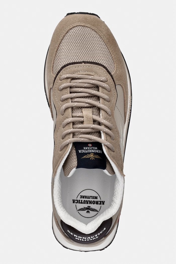 Tenisky Aeronautica Militare SNEAKERS hnědá 261SC0320UPL00313.57570