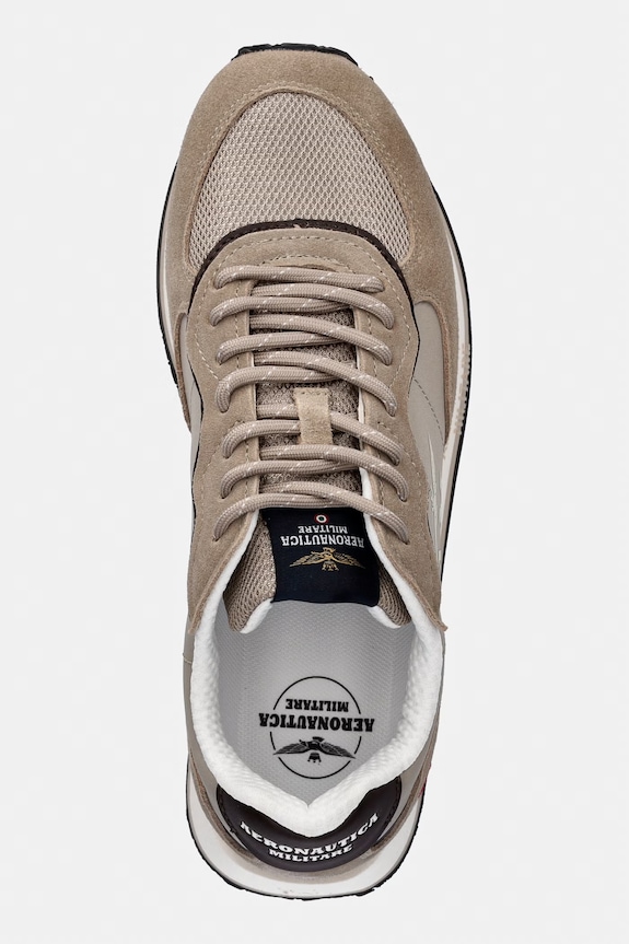 Tenisky Aeronautica Militare SNEAKERS hnědá 261SC0320UPL00313.57570