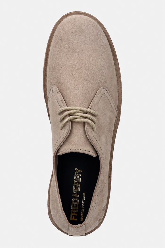 Fred Perry scarpe in camoscio beige B9350