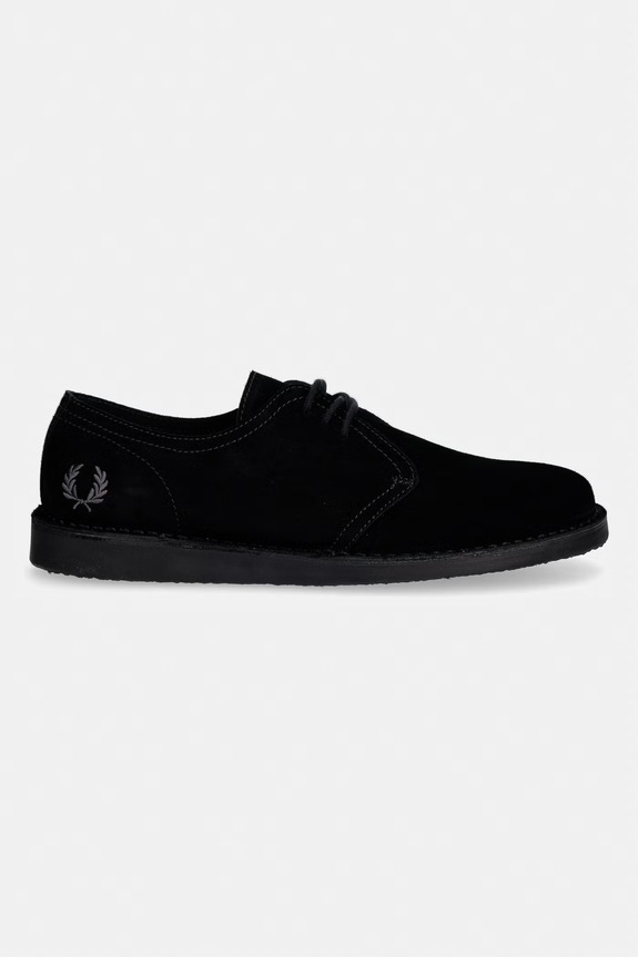 Fred Perry pantofi de piele întoarsă B9350 negru SS26