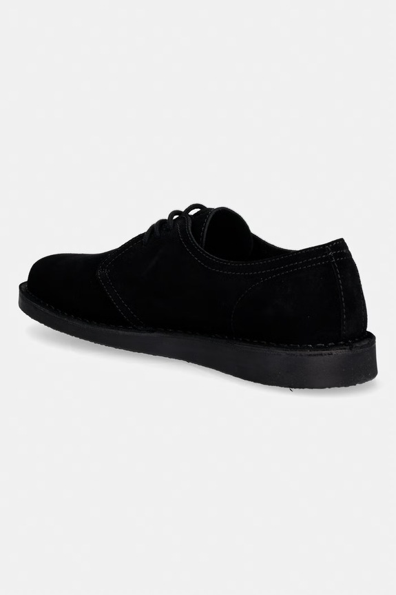 Încălțăminte Fred Perry pantofi de piele întoarsă B9350 negru