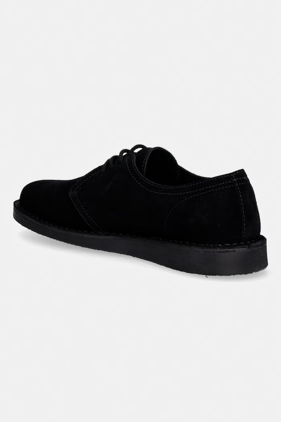 Încălțăminte Fred Perry pantofi de piele întoarsă B9350 negru