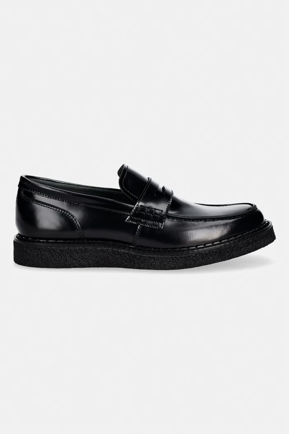 Fred Perry leather loafers SB1345 black SS26