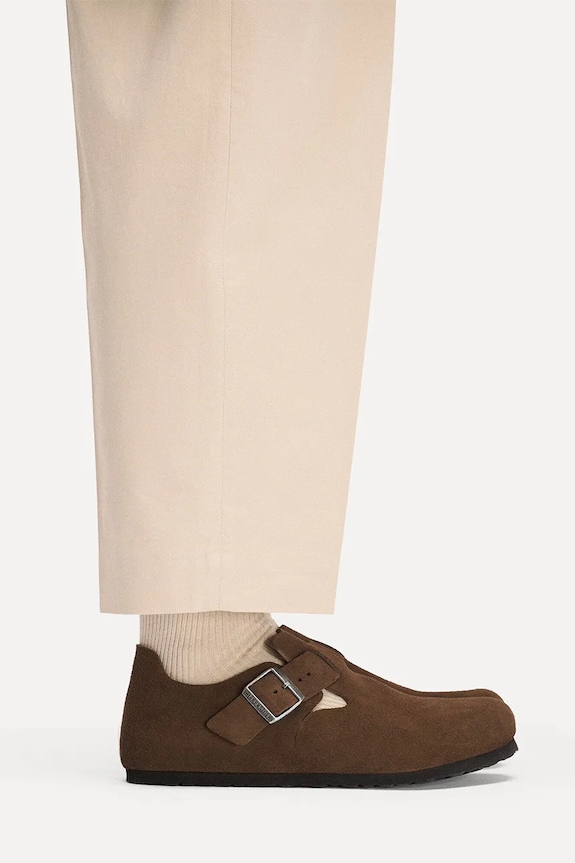 Birkenstock London półbuty męskie zamszowe 1032068