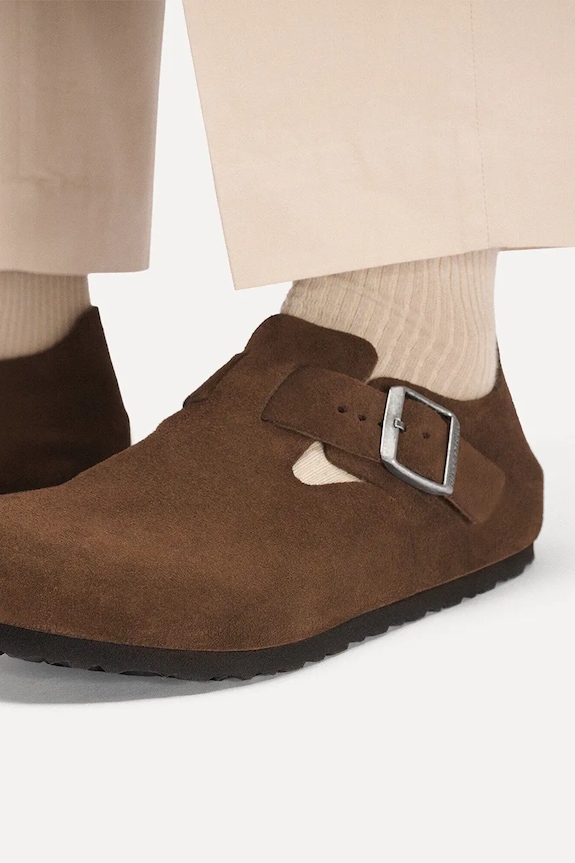 Birkenstock London półbuty męskie zamszowe 1032068