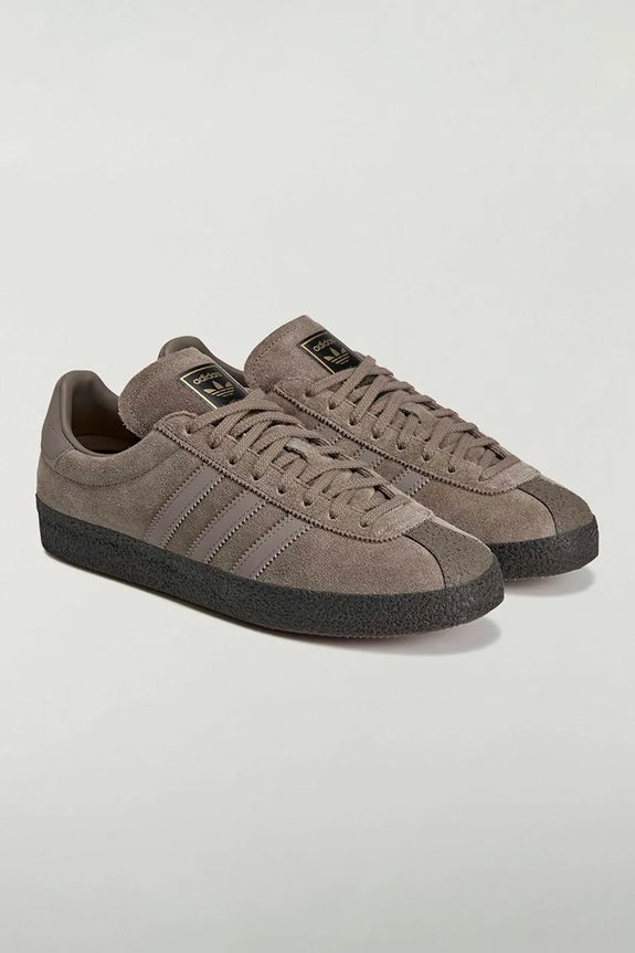 adidas Originals TOPANGA II x SPZL sneakers pentru bărbați din piele întoarsă KK3671 maro SS26