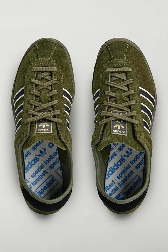 adidas Originals GRALFY x SPZL sneakers pentru bărbați din piele întoarsă verde KK4203