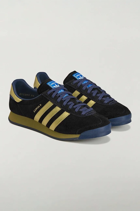 adidas Originals SAMOA II x SPZL sneakers ανδρικά σουέτ KK4219 μαύρο SS26
