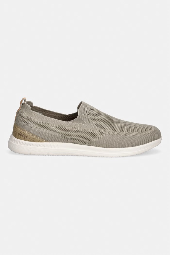 Jeep mocasini pentru bărbați KAROO slip ON JM61080A025 bej SS26