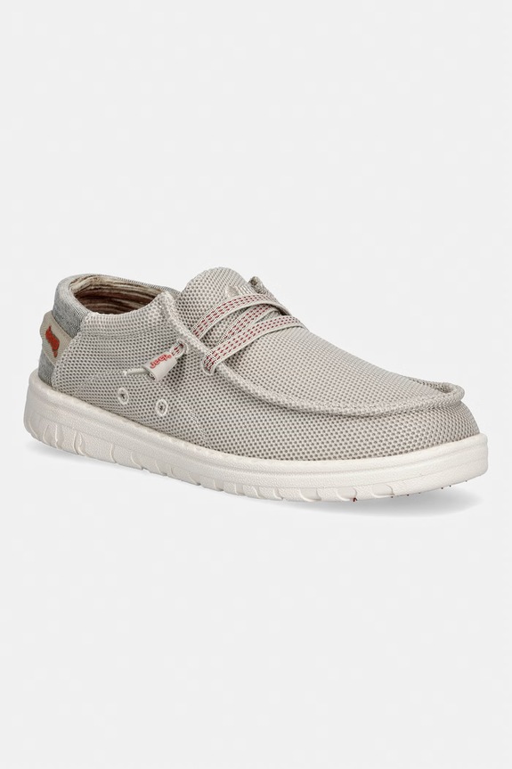 Jeep mocasini pentru bărbați SAMOA WALLABEE KNIT bej JM61115A023