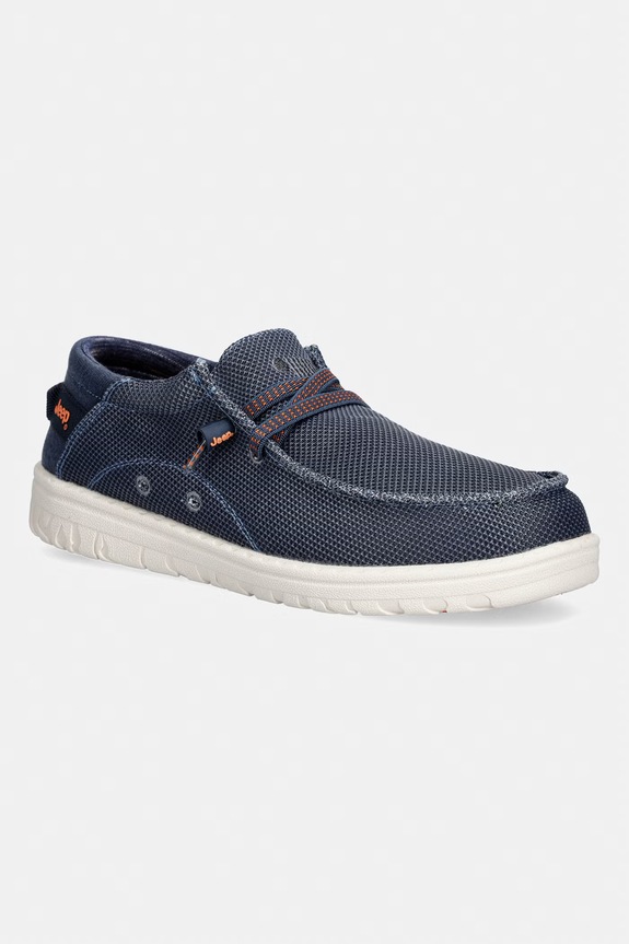 Jeep mocasini pentru bărbați SAMOA WALLABEE KNIT bleumarin JM61115A100