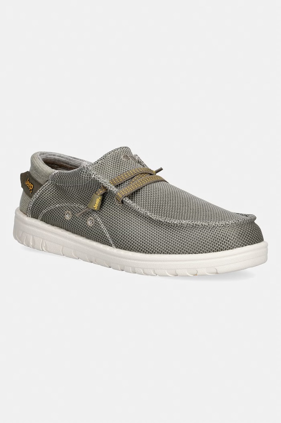 Jeep mocasini pentru bărbați SAMOA WALLABEE KNIT verde JM61115A105