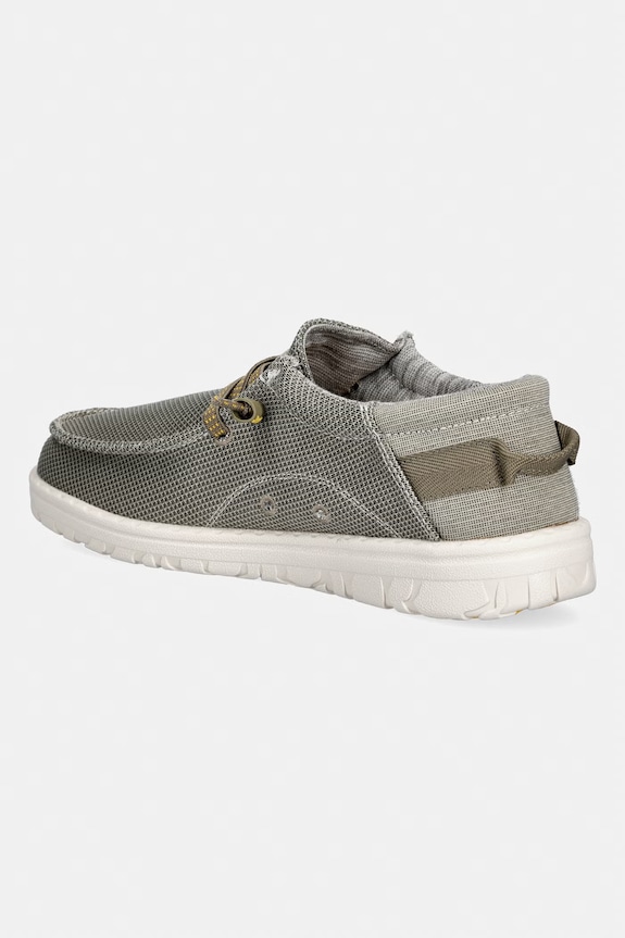Încălțăminte Jeep mocasini pentru bărbați SAMOA WALLABEE KNIT JM61115A105 verde